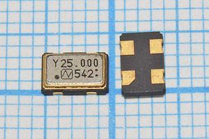 Кварцевый генератор 25 МГц - 25000 SMD05032C4 CM 3,3В NSA5312A NDK Кварцевый генератор 25 МГц - 25000 SMD05032C4 CM 3,3В NSA5312A NDK