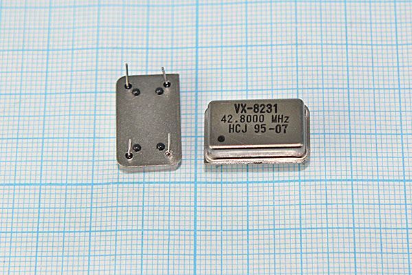 Кварцевый генератор 42,8 МГц - 42800 FULL CM 5В VX-8231 HCJ