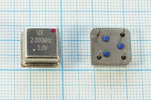 Кварцевый генератор 2 МГц - 2000 HALF T/CM 5В OSC8 SDE Кварцевый генератор 2 МГц - 2000 HALF T/CM 5В OSC8 SDE