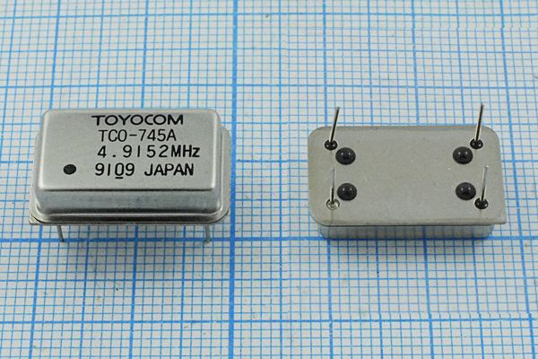 Кварцевый генератор 4,9152 МГц - 4915,2 FULL TTL 5В TCO-745A TOYOCOM
