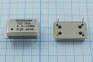 Кварцевый генератор 4,9152 МГц - 4915,2 FULL TTL 5В TCO-745A TOYOCOM Кварцевый генератор 4,9152 МГц - 4915,2 FULL TTL 5В TCO-745A TOYOCOM