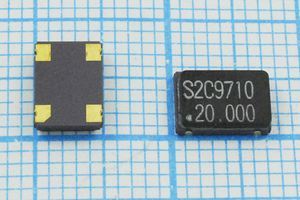 Кварцевый генератор 20 МГц - 20000 SMD07050C4 CM 3,3В S2C (S2C9710)