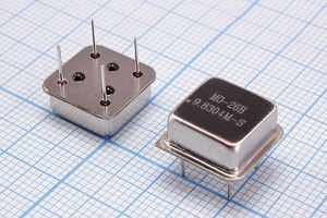 Кварцевый генератор 9,8304 МГц - 9830,4 HALF T/CM 3,3В MO-26B-S MEC