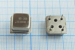 Кварцевый генератор 20 МГц - 20000 HALF T/CM 3,3В MO-26B-S MEC Кварцевый генератор 20 МГц - 20000 HALF T/CM 3,3В MO-26B-S MEC