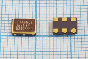 Кварцевый генератор 34,368 МГц - 34368 VCXO SMD07050C6 T/CM 3,3В 357LB3I CTS Кварцевый генератор 34,368 МГц - 34368 VCXO SMD07050C6 T/CM 3,3В 357LB3I CTS