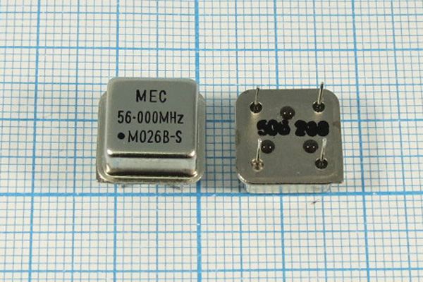 Кварцевый генератор 56 МГц - 56000 HALF T/CM 3,3В MO-26B-S MEC