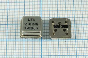 Кварцевый генератор 56 МГц - 56000 HALF T/CM 3,3В MO-26B-S MEC Кварцевый генератор 56 МГц - 56000 HALF T/CM 3,3В MO-26B-S MEC
