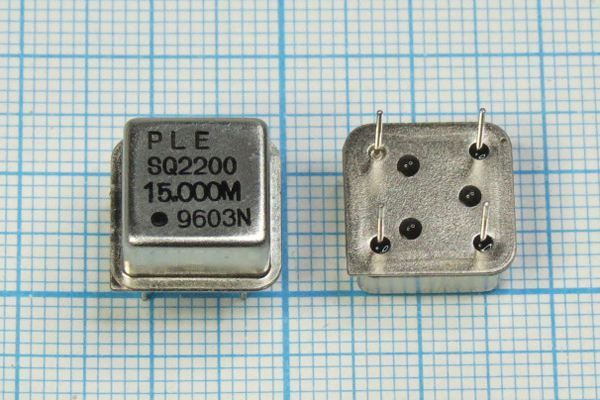 Кварцевый генератор 15 МГц - 15000 HALF CM 5В SQ2200 PLE
