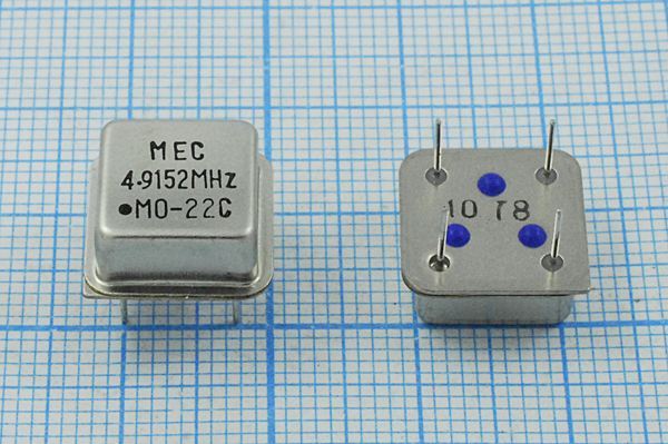 Кварцевый генератор 4,9152 МГц - 4915,2 HALF T/CM 5В MO-22C MEC