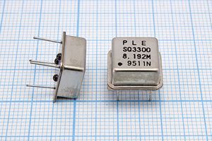 Кварцевый генератор 8,192 МГц - 8192 HALF CM 5В SQ3300 PLE
