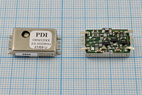 Кварцевый генератор 24 МГц - 24000 TCXO SMD210120M6 SIN 3,3В TC2624000XWLDX