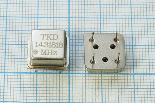 Кварцевый генератор 14,31818 МГц - 14318,18 HALF T/CM 3,3В TKD