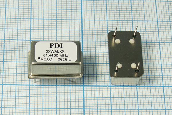 Кварцевый генератор 61,44 МГц - 61440 VCXO FULL SIN 5В VC2H61440XWALXX PDI