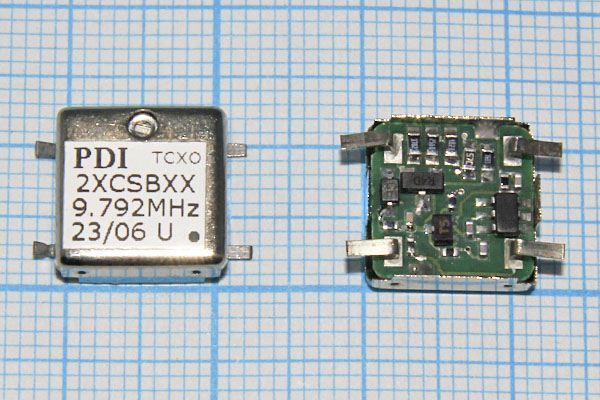 Кварцевый генератор 9,792 МГц - 9792 TCXO SMD114114M4 T/CM 5В TC3109792XCSBXX