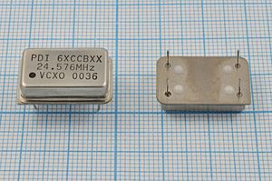 Кварцевый генератор 24,576 МГц - 24576 VCXO FULL T/CM 3,3В VC2H24576XCCBXX PDI Кварцевый генератор 24,576 МГц - 24576 VCXO FULL T/CM 3,3В VC2H24576XCCBXX PDI