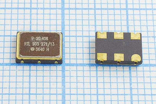 Кварцевый генератор 20,4081942 МГц - 20408,1942 VCXO SMD07050C6 CM VC7N20408XLASXX