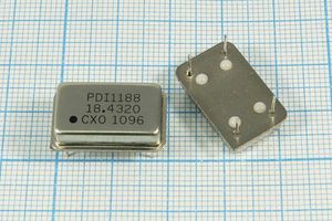 Кварцевый генератор 18,432 МГц - 18432 FULL T/CM 5В O14N18432XCCAXX PDI Кварцевый генератор 18,432 МГц - 18432 FULL T/CM 5В O14N18432XCCAXX PDI