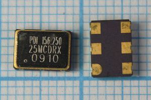 Кварцевый генератор 156,25 МГц - 156250 SMD07050C6 PECL 3,3В PE07C15625MCDRX