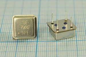 Кварцевый генератор 75 КГц - HALF T/CM 5В OSCH SDE Кварцевый генератор 75 КГц - HALF T/CM 5В OSCH SDE