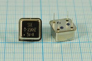 Кварцевый генератор 250 Гц - HALF T/CM 5В OSCH SDE Кварцевый генератор 250 Гц - HALF T/CM 5В OSCH SDE