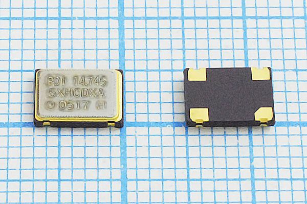 Кварцевый генератор 14,7456 МГц - 14745,6 SMD07050C4 CM 3,3В OC7E14745XHCDXA