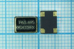 Кварцевый генератор 63,695 МГц - 63695 SMD07050C4 T/CM OCE763695XCCBRX PDI Кварцевый генератор 63,695 МГц - 63695 SMD07050C4 T/CM OCE763695XCCBRX PDI
