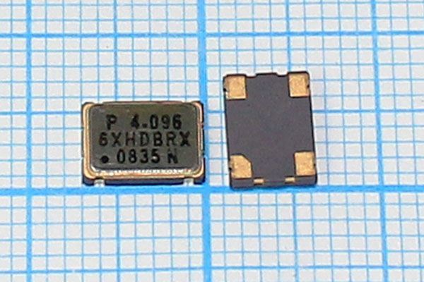 Кварцевый генератор 4,096 МГц - 4096 SMD07050C4 CM 5В OC7T04096XHDBRX PDI