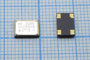 Кварцевый генератор 25 МГц - 25000 SMD07050C4 T/CM 3,3В OC7E25000XCSDXB