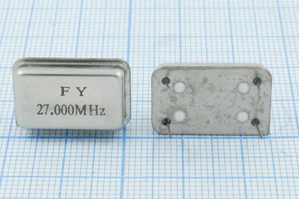 Кварцевый генератор 27 МГц - 27000 FULL T/CM 5В FXO-F FT (FY27.000MHz)