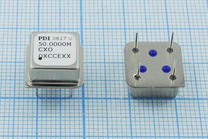 Кварцевый генератор 50 МГц - 50000 HALF T/CM 5В O08E50000XCCEXX PDI Кварцевый генератор 50 МГц - 50000 HALF T/CM 5В O08E50000XCCEXX PDI