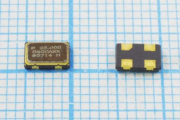 Кварцевый генератор 25 МГц - 25000 SMD05032C4 CM 3,3В OC5T25000XCCAXX