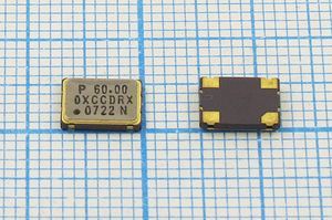 Кварцевый генератор 60 МГц - 60000 SMD07050C4 T/CM 3,3В OC7E60000XCCDRX Кварцевый генератор 60 МГц - 60000 SMD07050C4 T/CM 3,3В OC7E60000XCCDRX