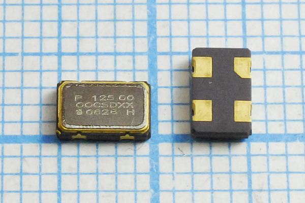 Кварцевый генератор 125 МГц - 125000 SMD05032C4 T/CM 3,3В OC5EC12500CSDXX
