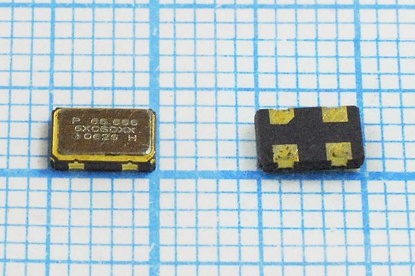 Кварцевый генератор 66,666 МГц - 66666 SMD05032C4 T/CM 3,3В OC5E66666XCSDXX