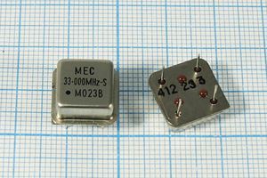 Кварцевый генератор 33 МГц - 33000 HALF T/CM 5В MO-23B-S MEC