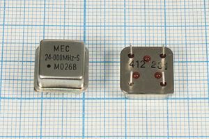 Кварцевый генератор 24 МГц - 24000 HALF T/CM 3,3В MO-26B-S MEC Кварцевый генератор 24 МГц - 24000 HALF T/CM 3,3В MO-26B-S MEC