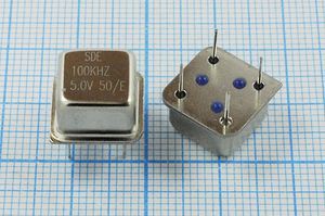 Кварцевый генератор 100 КГц - HALF T/CM 5В OSC8 SDE Кварцевый генератор 100 КГц - HALF T/CM 5В OSC8 SDE