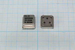 Кварцевый генератор 25 МГц - 25000 HALF CM 5В SQ2200S