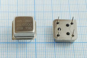 Кварцевый генератор 20 МГц - 20000 HALF T/CM 3,3В HO-26C HIB Кварцевый генератор 20 МГц - 20000 HALF T/CM 3,3В HO-26C HIB