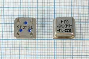 Кварцевый генератор 40 МГц - 40000 HALF T/CM 5В MO-22C MEC