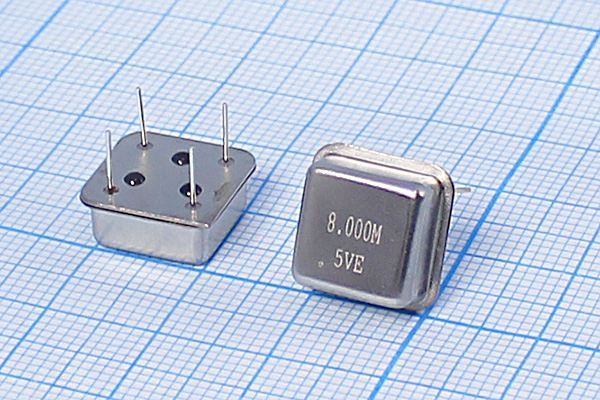 Кварцевый генератор 8 МГц - 8000 HALF T/CM 5В OSC8 STE
