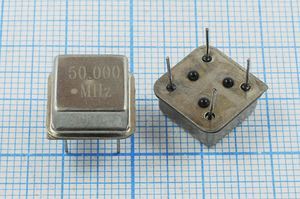 Кварцевый генератор 50 МГц - 50000 HALF T/CM 3,3В