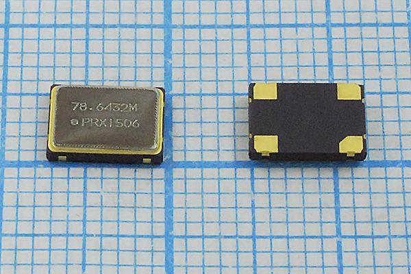 Кварцевый генератор 78,6432 МГц - 78643,2 SMD07050C4 CM 3,3В SCO-103 SUNNY