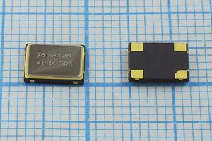 Кварцевый генератор 78,6432 МГц - 78643,2 SMD07050C4 CM 3,3В SCO-103 SUNNY Кварцевый генератор 78,6432 МГц - 78643,2 SMD07050C4 CM 3,3В SCO-103 SUNNY