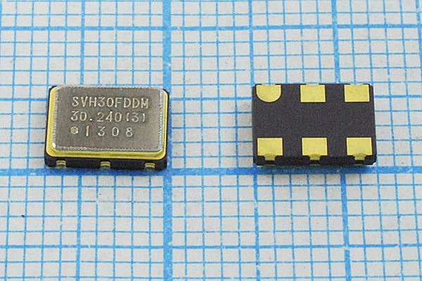Кварцевый генератор 30,24 МГц - 30240 VCXO SMD07050C6 CM 3,3В SVH30FDDM