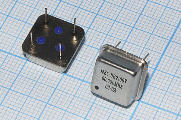 Кварцевый генератор 60 МГц - 60000 HALF T/CM 5В DH2100V MEC