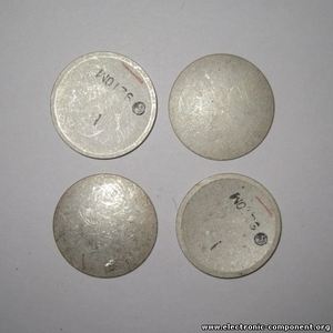 Ультразвуковой пьезоэлемент из пьезокерамики d30x1,2мм ПОЛУСФЕРА ЦТС-19 Ультразвуковой пьезоэлемент из пьезокерамики d30x1,2мм ПОЛУСФЕРА ЦТС-19
