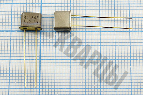 Кварцевый резонатор 44.545 МГц - 44545 UM5 S 10 3Г (44.545 KSS 4G)