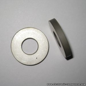 Ультразвуковой пьезоэлемент из пьезокерамики 35xd15x4мм КОЛЬЦО ЦТС-19 Россия Аврора