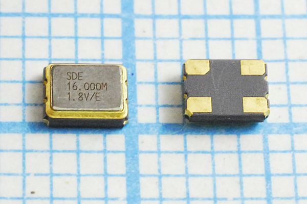 Кварцевый генератор 16 МГц - 16000 SMD03225C4 CM 1,8В SOC3 SDE